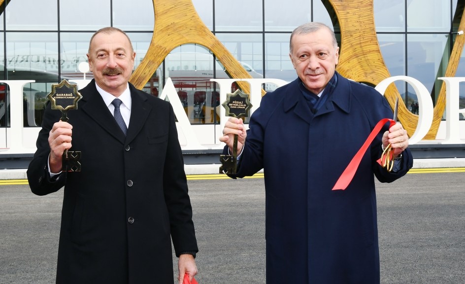 Füzuli Beynəlxalq Hava Limanının açılış mərasimi olub
